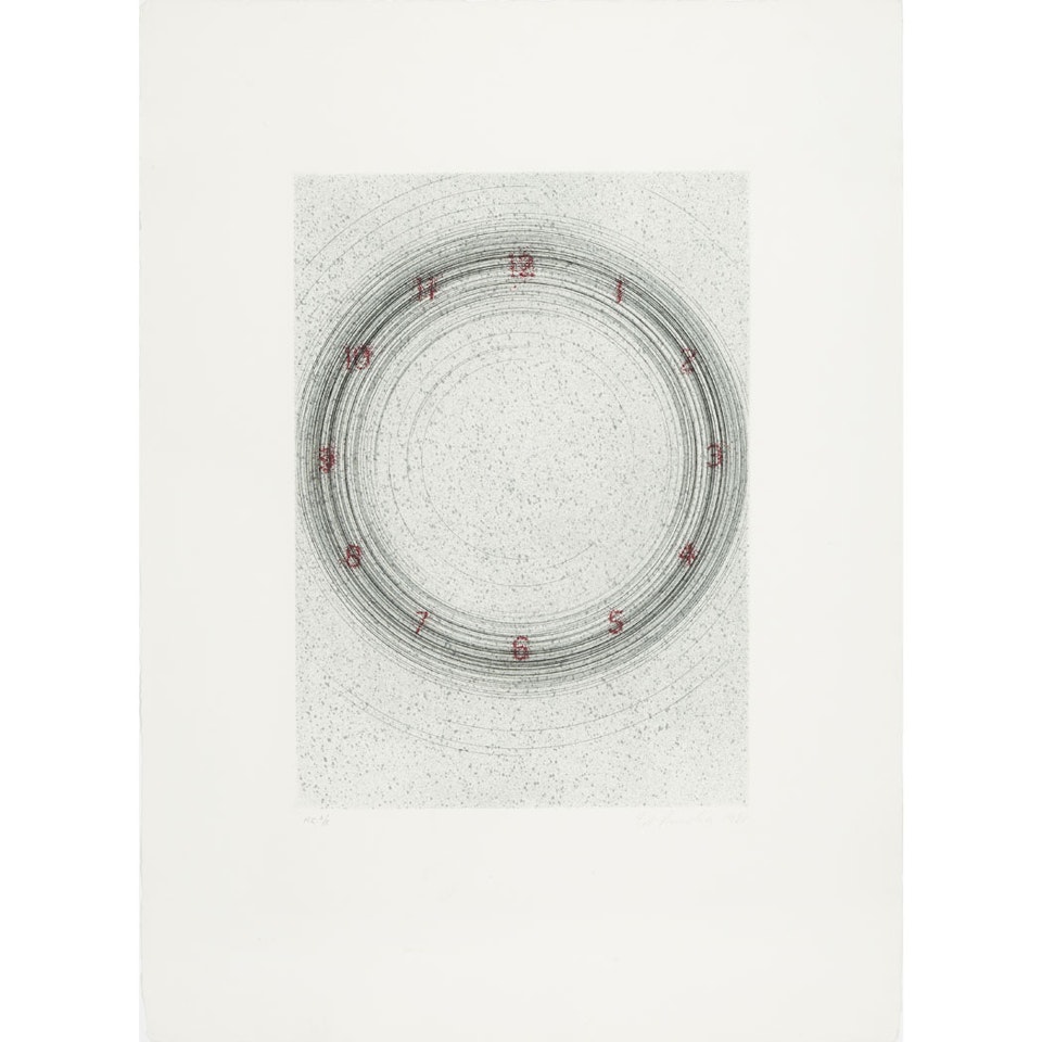 RELOJ DE ARENA (ENGBERG 166) by Ed Ruscha