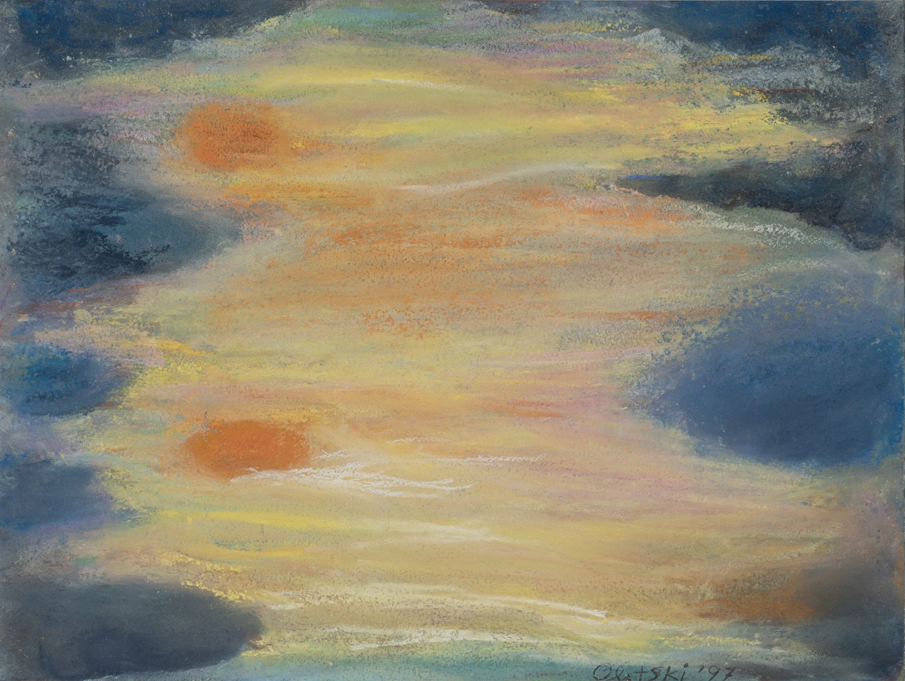 Golden Reflection by Jules Olitski