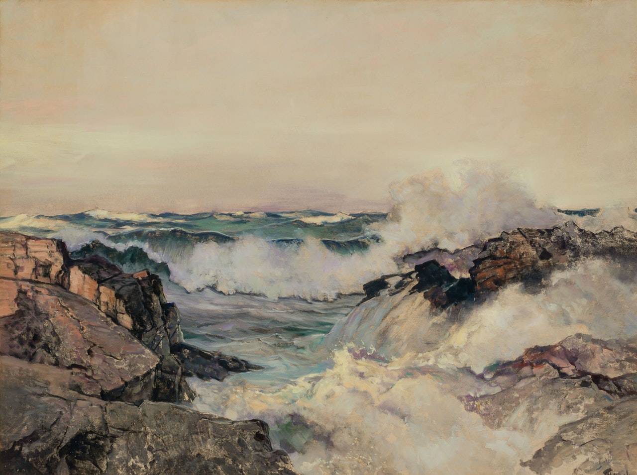 Evening Tide by Frederick Judd Waugh