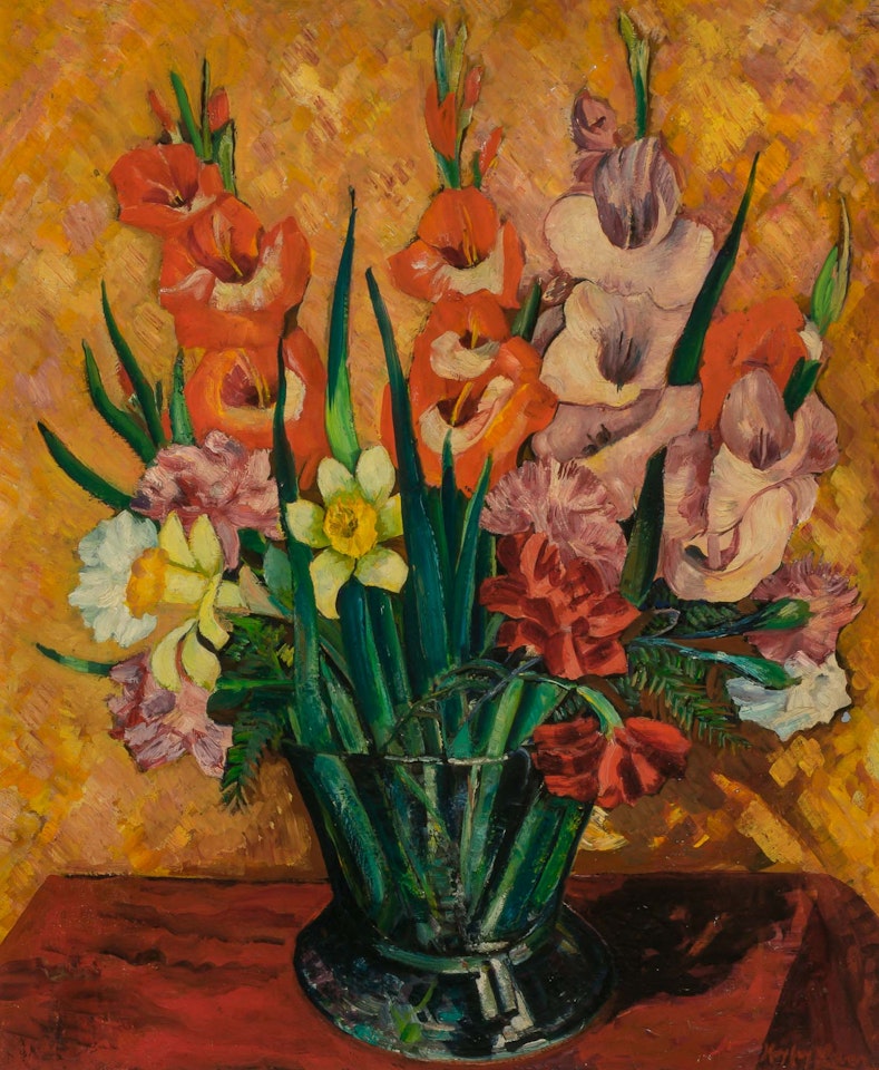 Still Life of Flowers in a Vase by Hayley Lever
