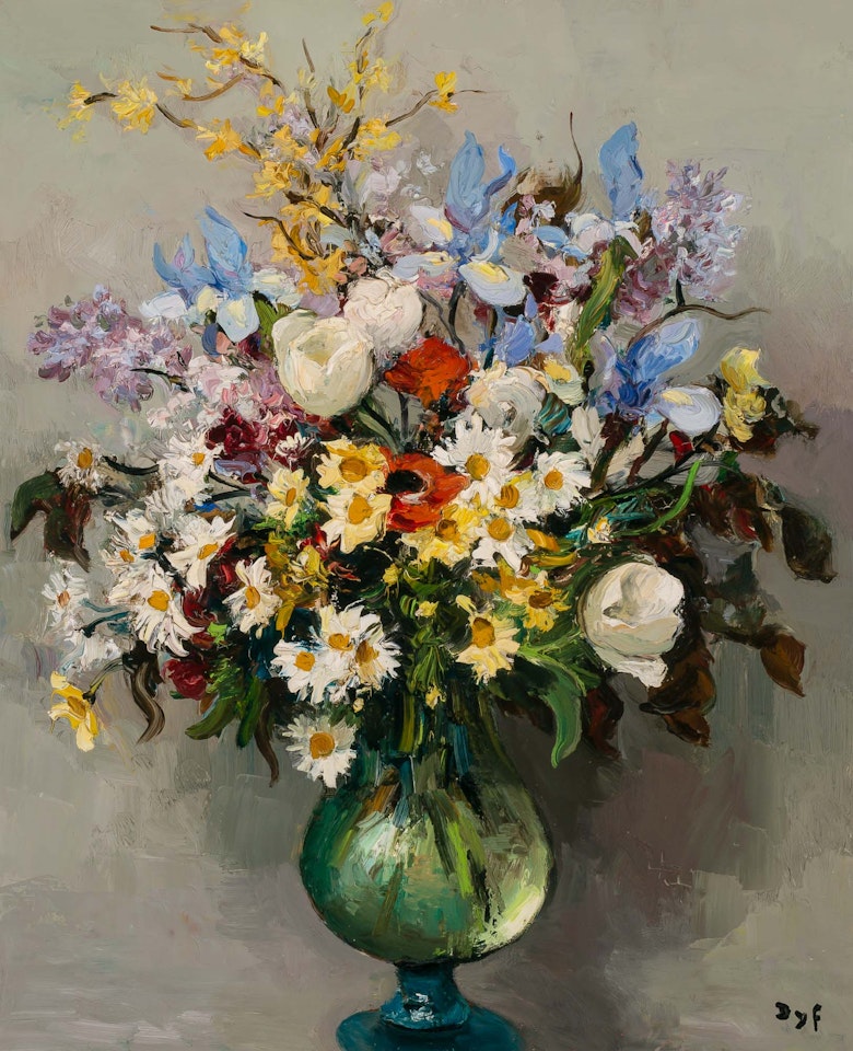 Tulips and Iris by Marcel Dyf