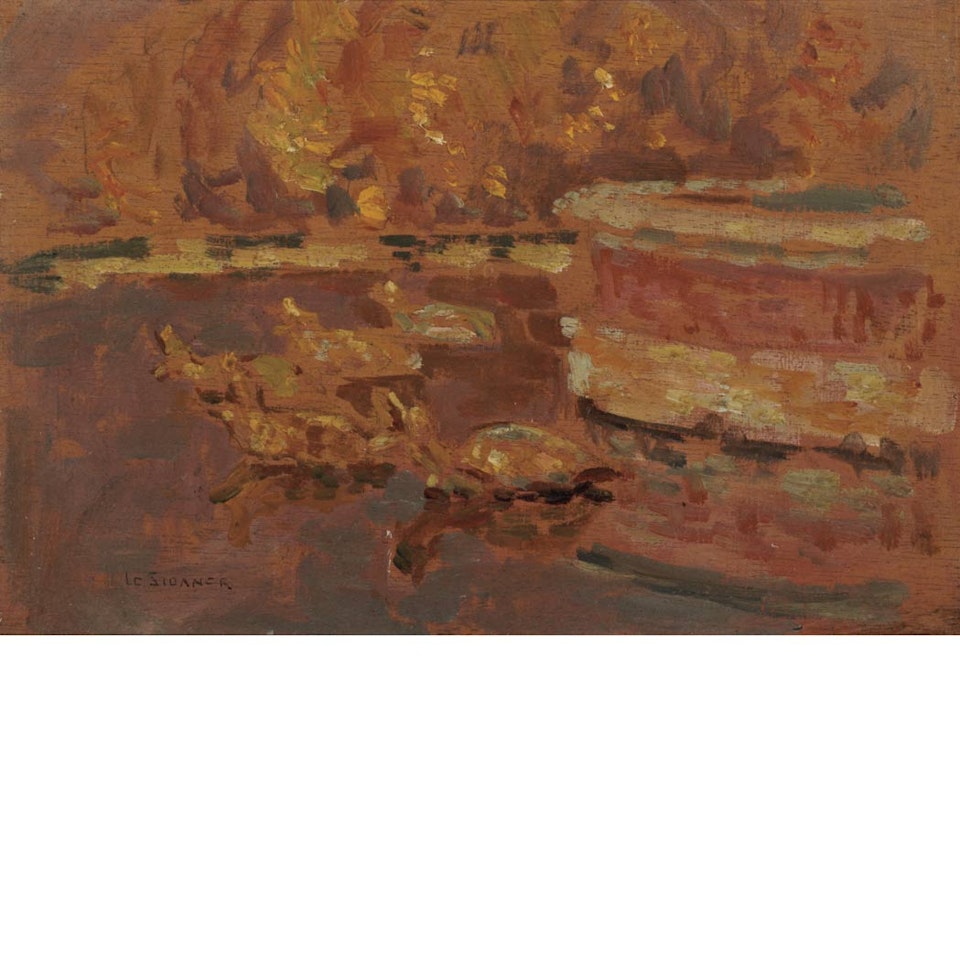 Versailles - La Bassin de Latone (Les Tortues de Bassin de Latone) by Henri Le Sidaner