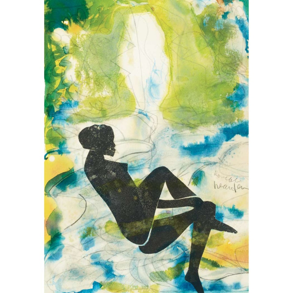 Sitting Conjure Figure by Romare Bearden