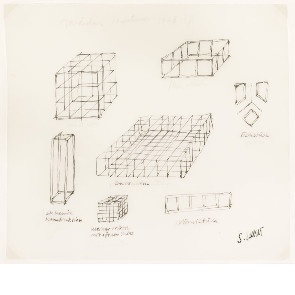 Modular Structures #1 by Sol LeWitt