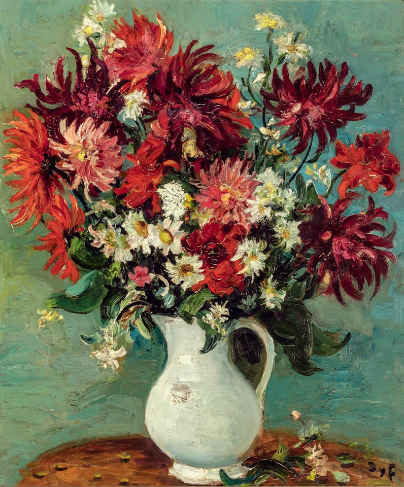 Dahlias by Marcel Dyf