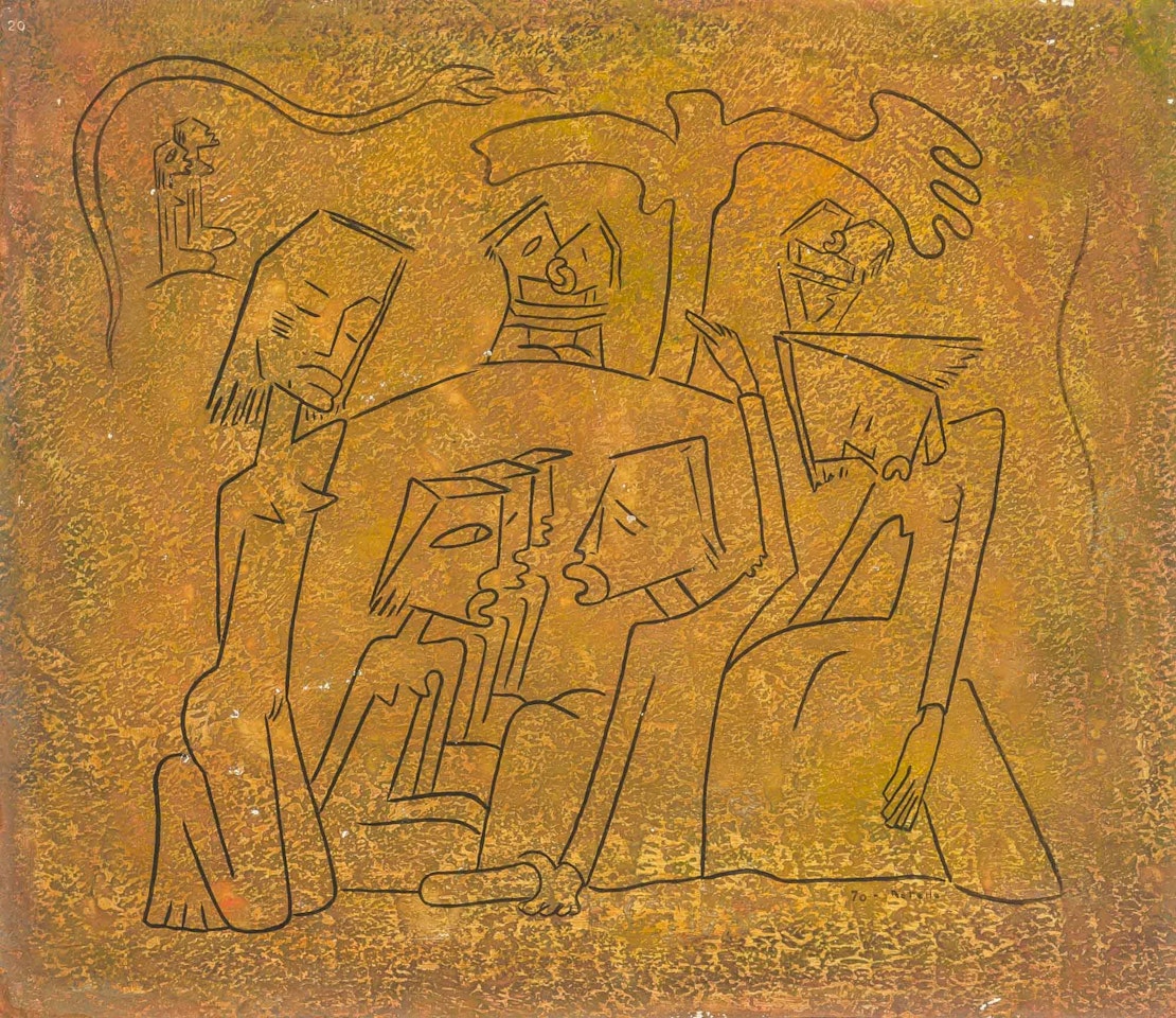 Ceremonie Guede Voodoo by Angel Botello