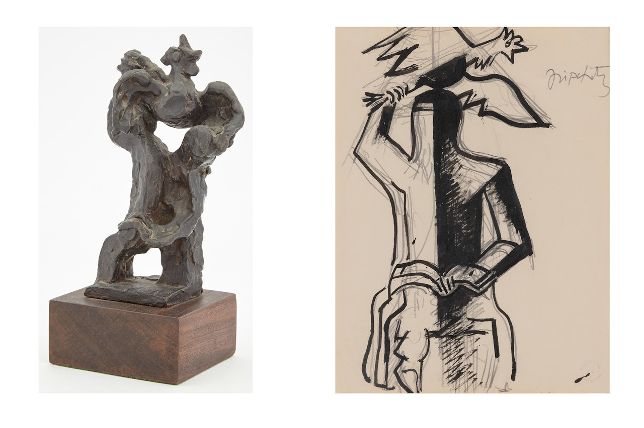 First Idea for "Sacrifice"; Premiere Etude pour Priere by Jacques Lipchitz