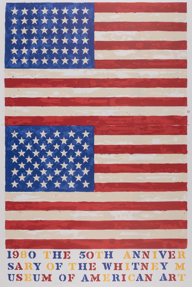 TWO FLAGS (WHITNEY ANNIVERSARY) (ULAE 207) by Jasper Johns