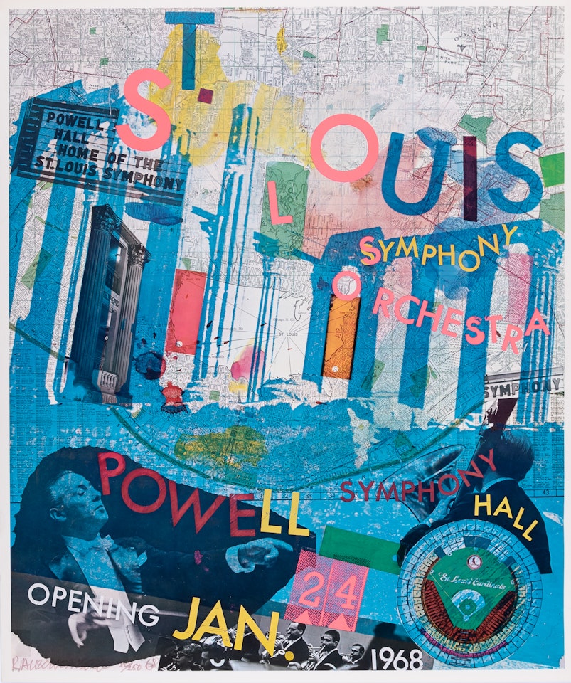 ST. LOUIS SYMPHONY ORCHESTRA (FOSTER 51) by Robert Rauschenberg