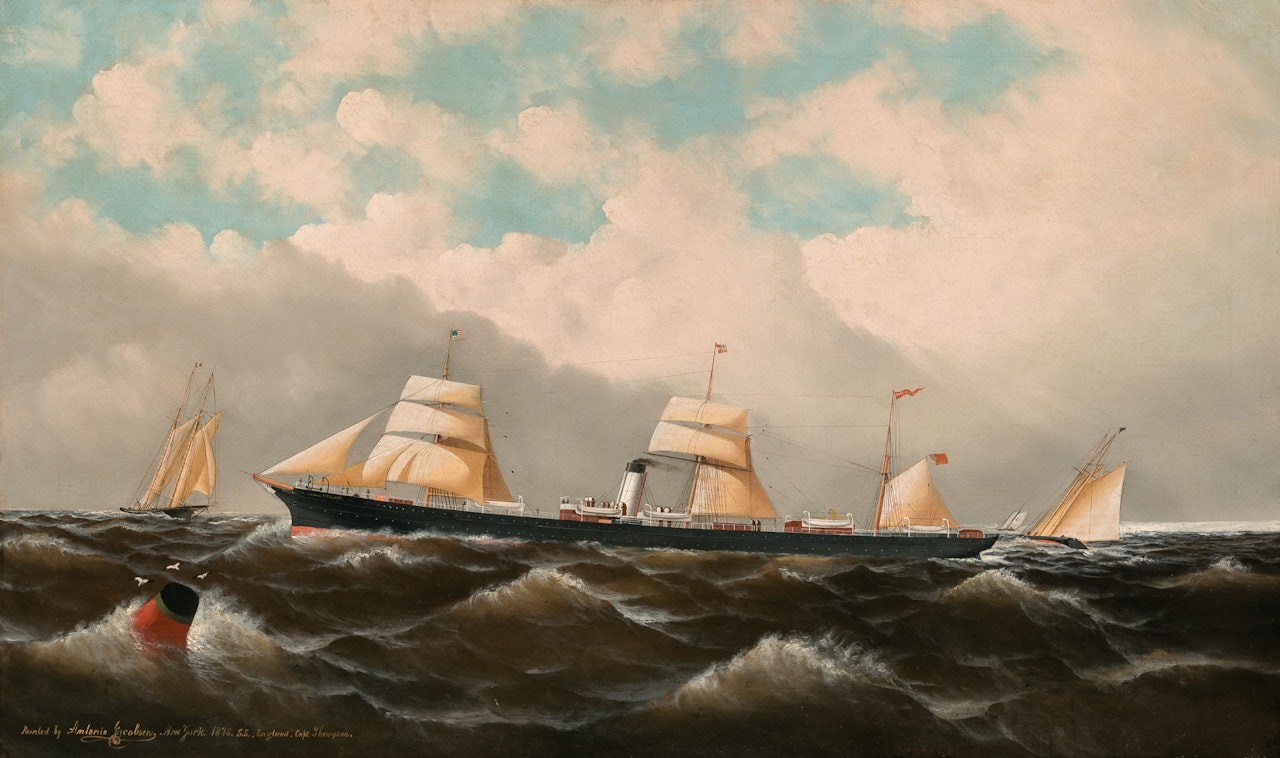 S. S. ENGLAND by Antonio Jacobsen