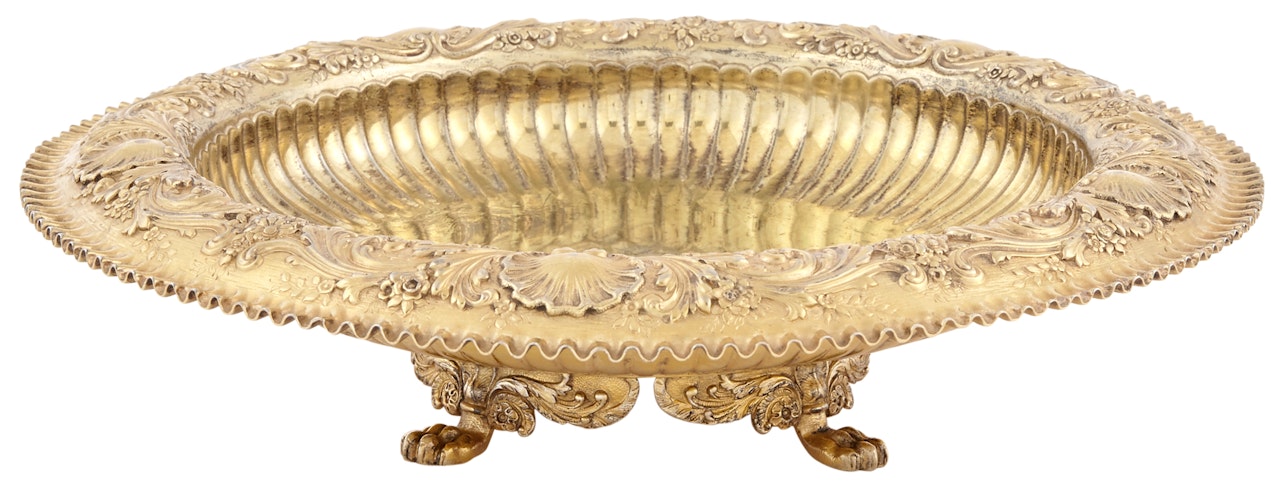 Sterling Silver-Gilt Centerpiece Bowl by Tiffany & Co.