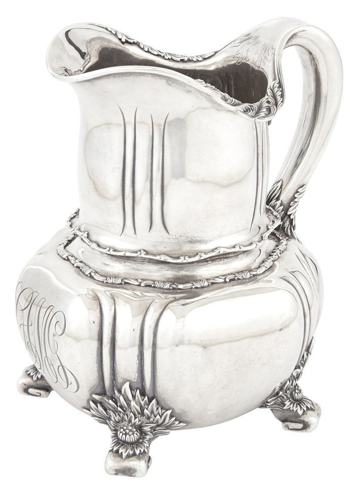 Sterling Silver Chrysanthemum Pattern Water Pitcher by Tiffany & Co.