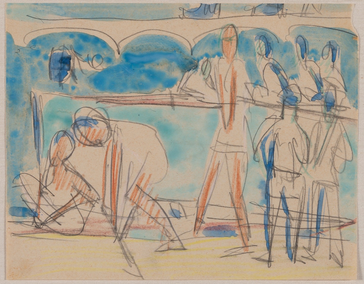 Ruderer by Ernst Ludwig Kirchner