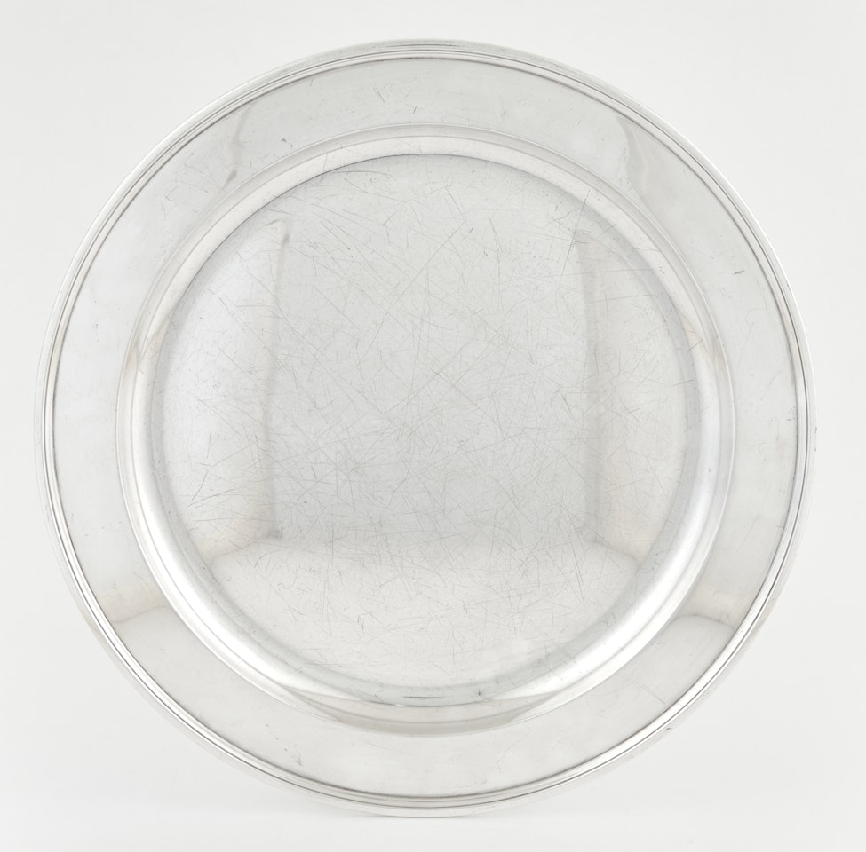 Sterling Silver Circular Tray by Tiffany & Co.