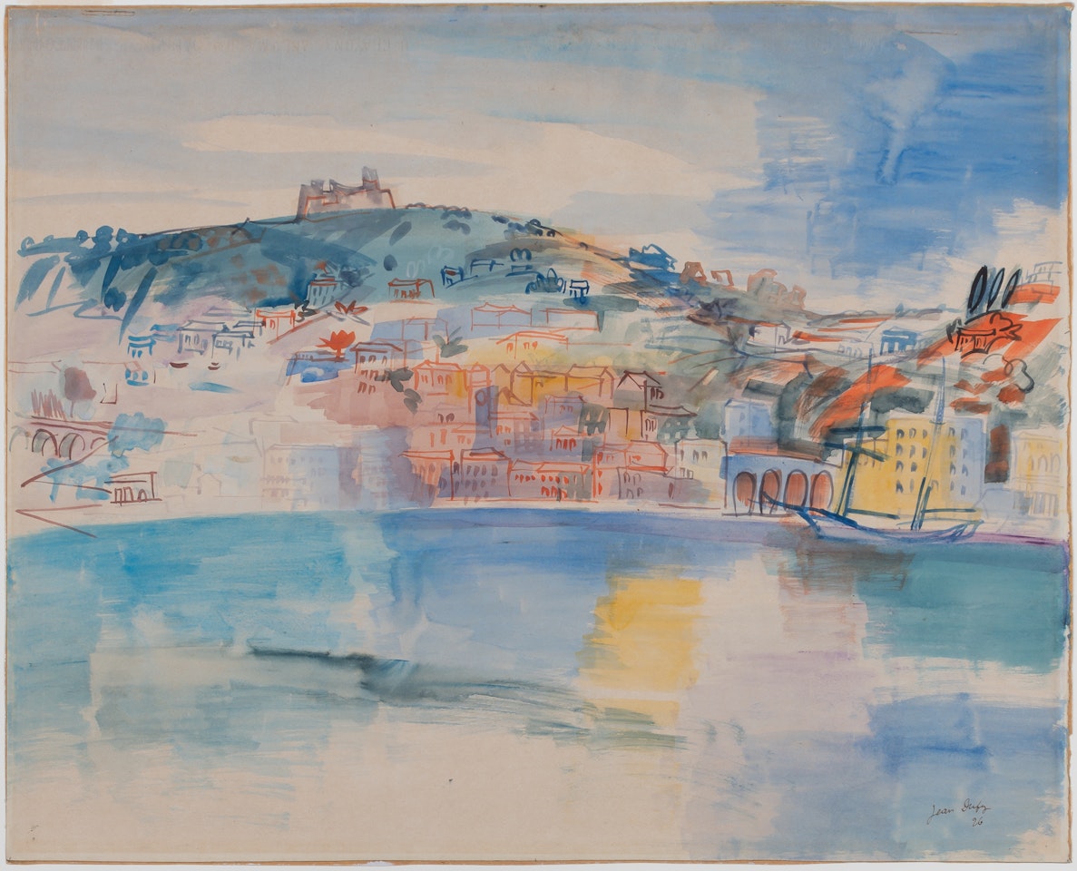 La Baie de Villefranche-Sur-Mer by Jean Dufy