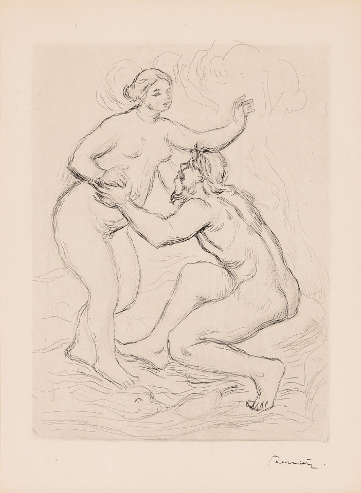 LE FLEUVE SCAMANDRE (2E PLANCHE) (DELTEIL, STELLA 25) by Pierre-Auguste Renoir