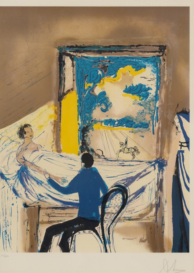 LA LUTTE CONTRE LE MAL (THE DOCTOR) (FIELD 80-A) by Salvador Dali