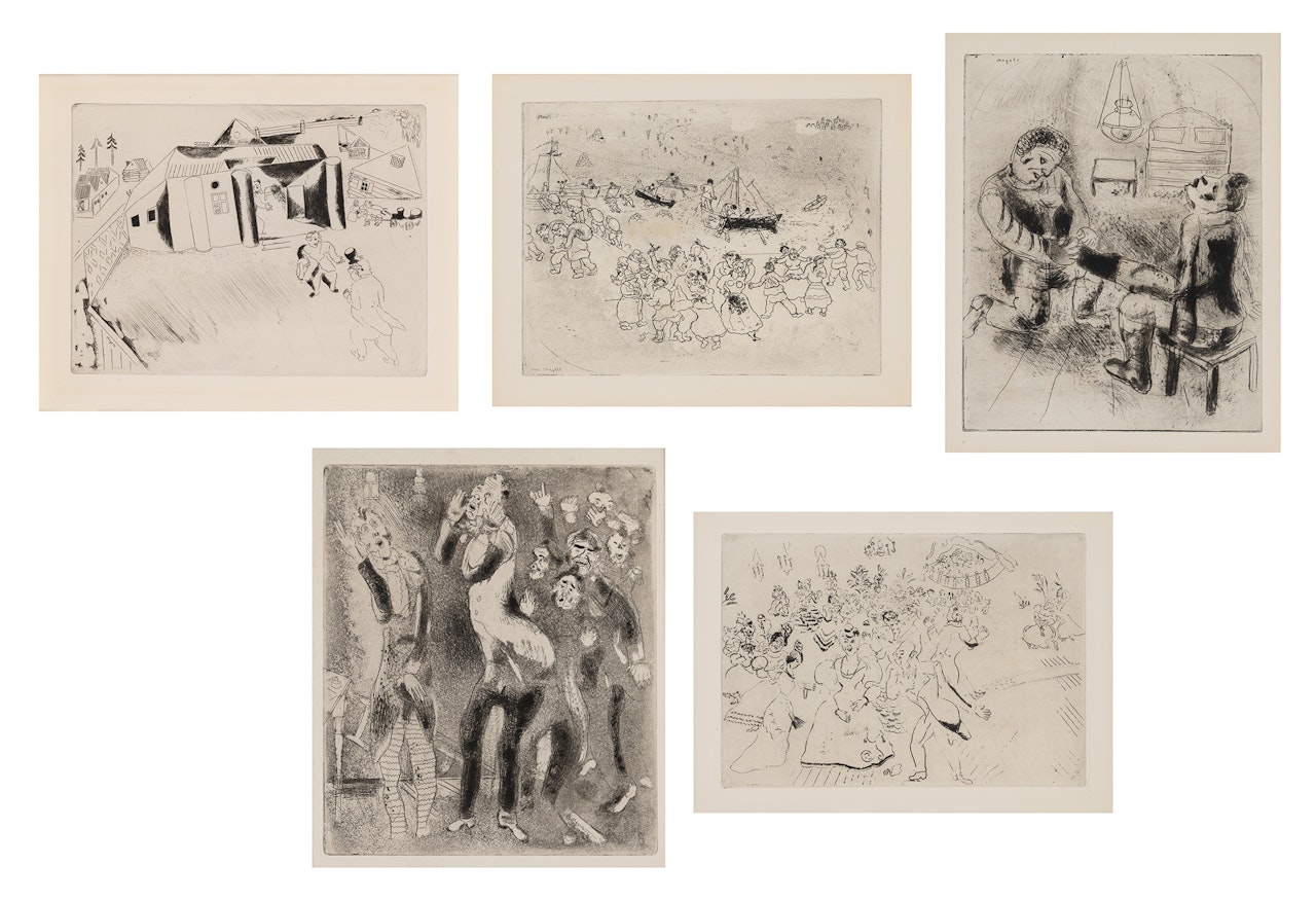 LES ÂMES MORTES (DEAD SOULS) (CRAMER BOOKS 17) by Marc Chagall
