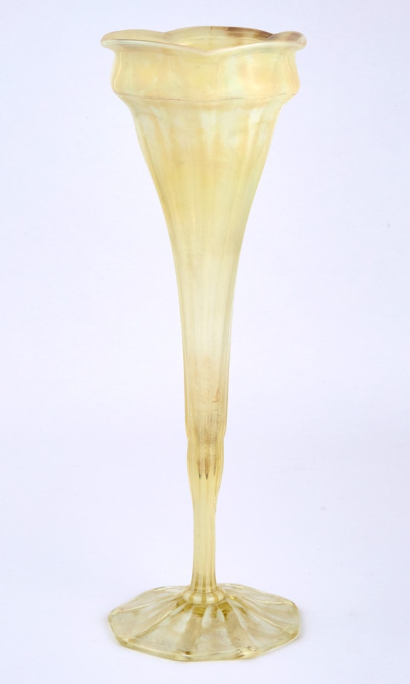 Tiffany Hand-Blown Favrile Glass Flower-Form Vase by Tiffany Studios
