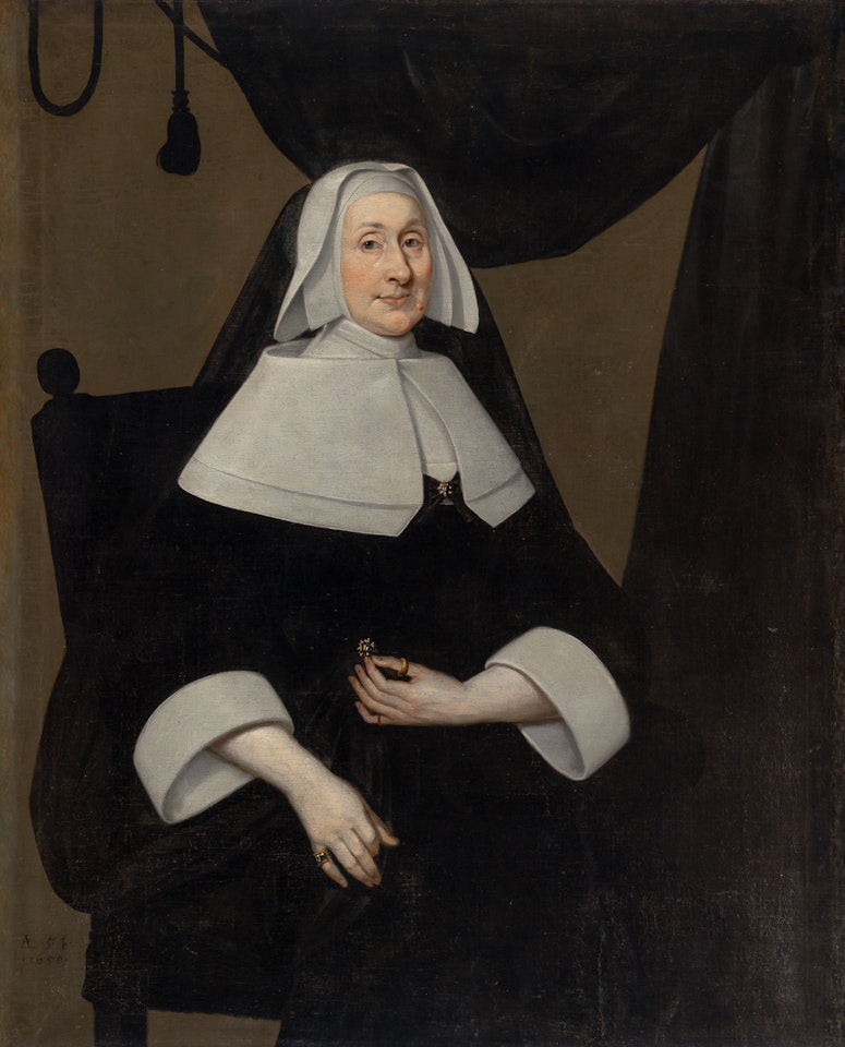 Portrait of a Lady in Mourning by English School