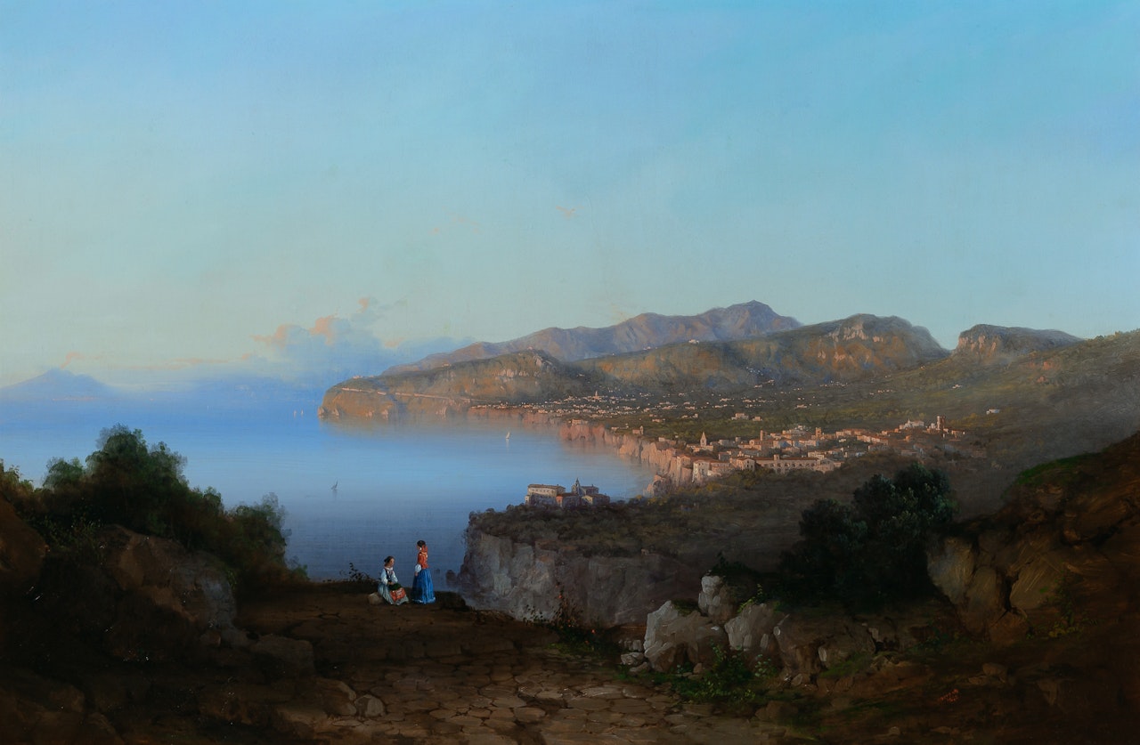 View of Sorrento by Italian School