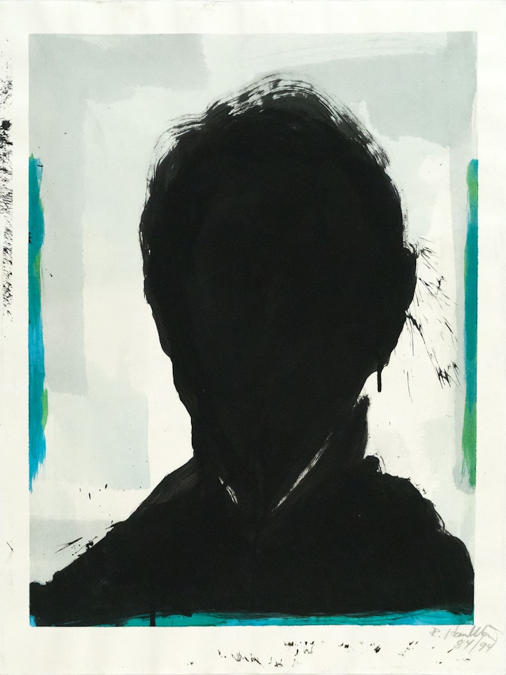 Untitled (Shadow Head Portrait) by Richard Hambleton