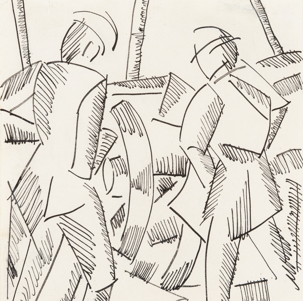Deux Soldats et la Cuisine Roulante by Fernand Leger