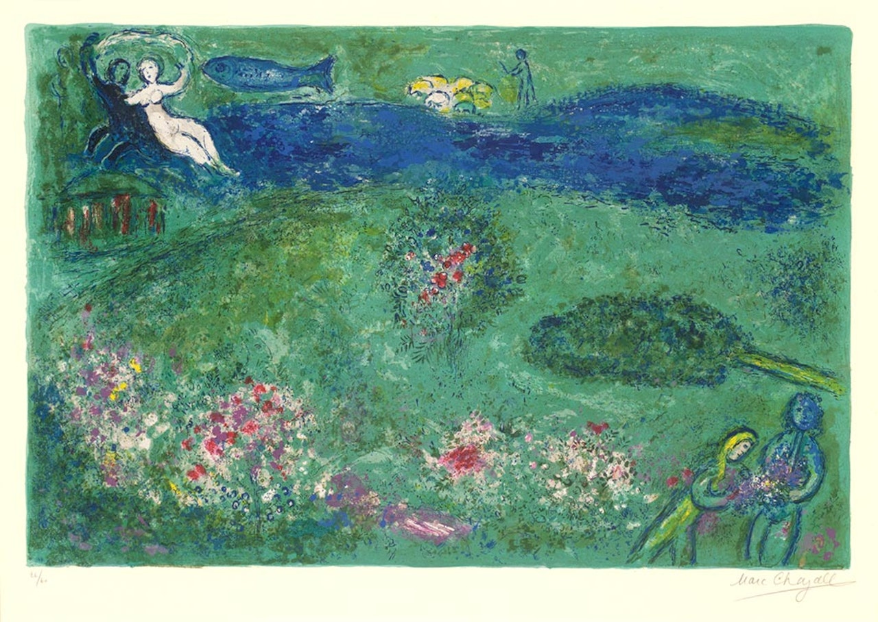 LE VERGER (THE ORCHARD) (M. 341) by Marc Chagall