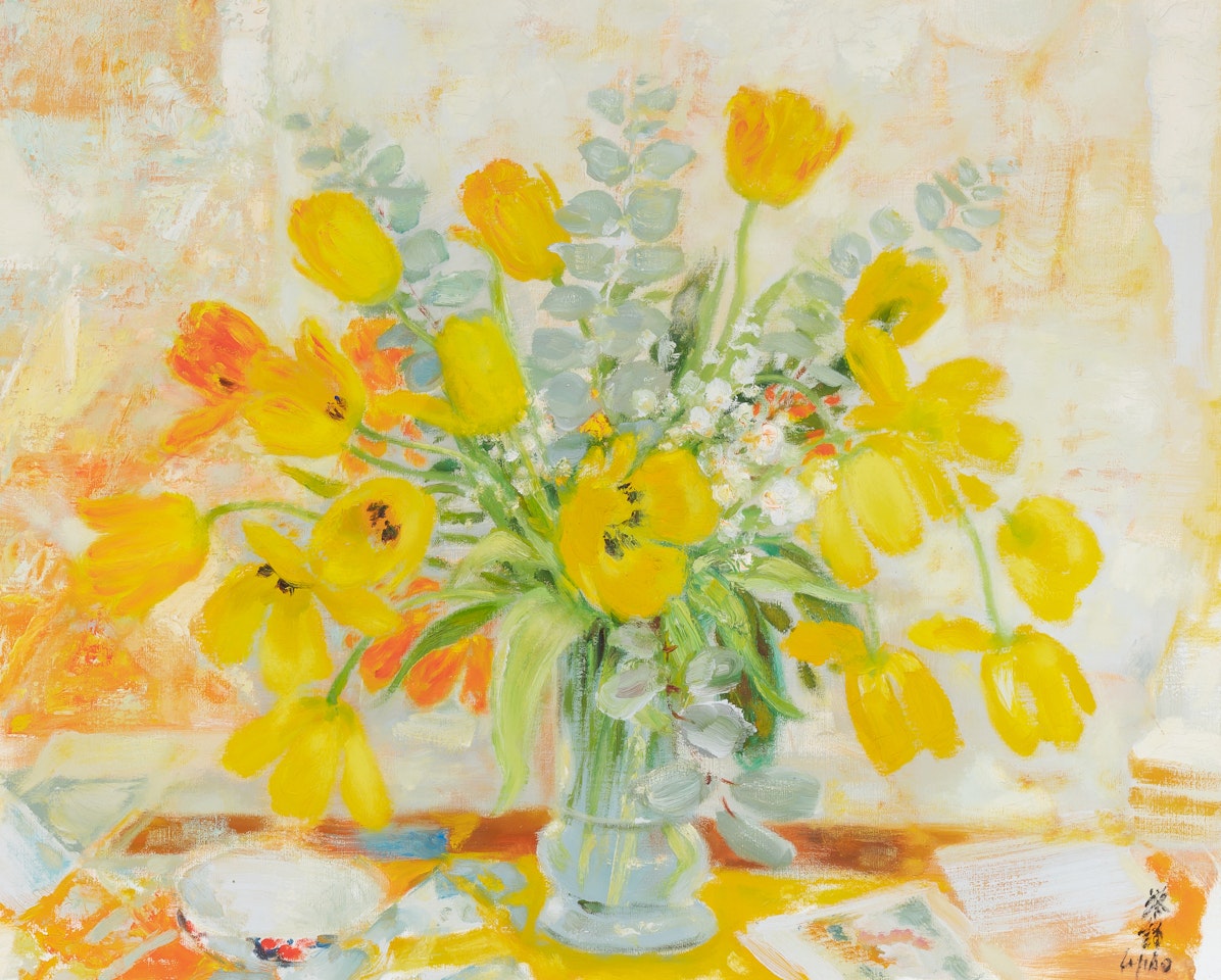 Les Tulips Jaunes by Le Pho