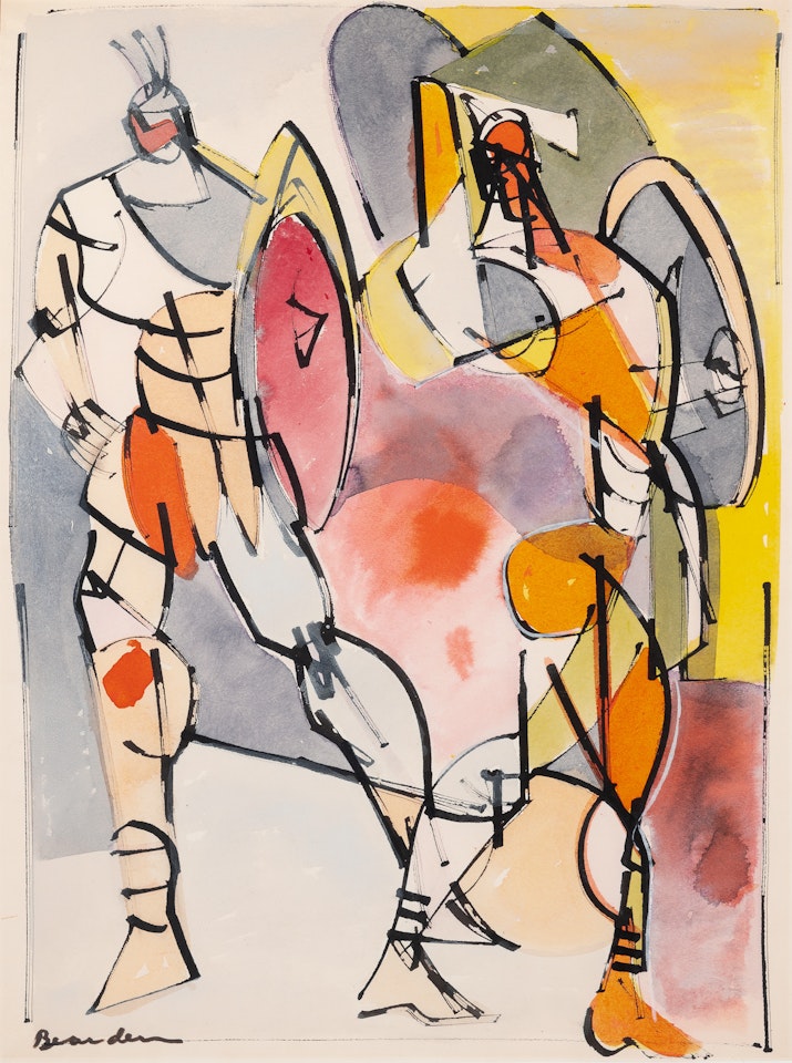Figures (Abstract) by Romare Bearden