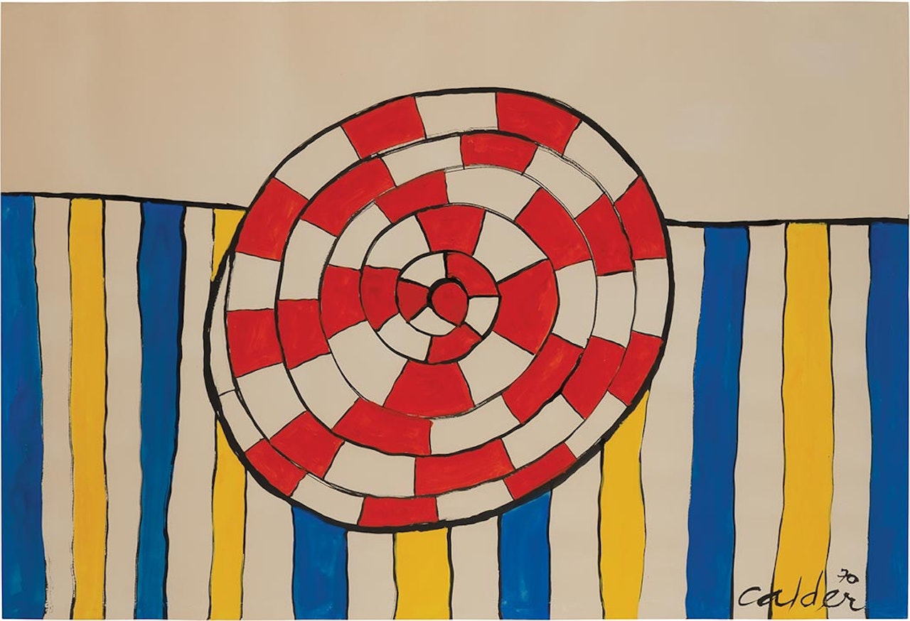 Wheel and Stripes by Alexander Calder