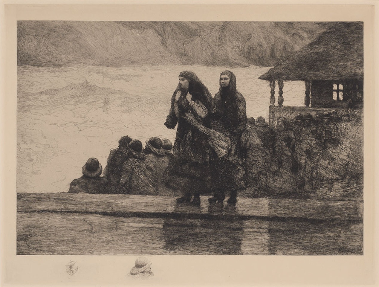 PERILS OF THE SEA (G. 99) by Winslow Homer