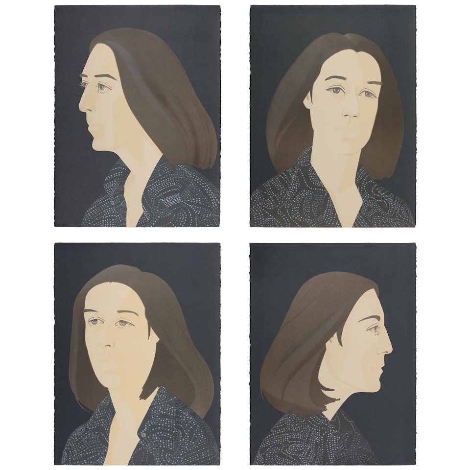 ADA FOUR TIMES (M. 117-120; S. 118-121) by Alex Katz