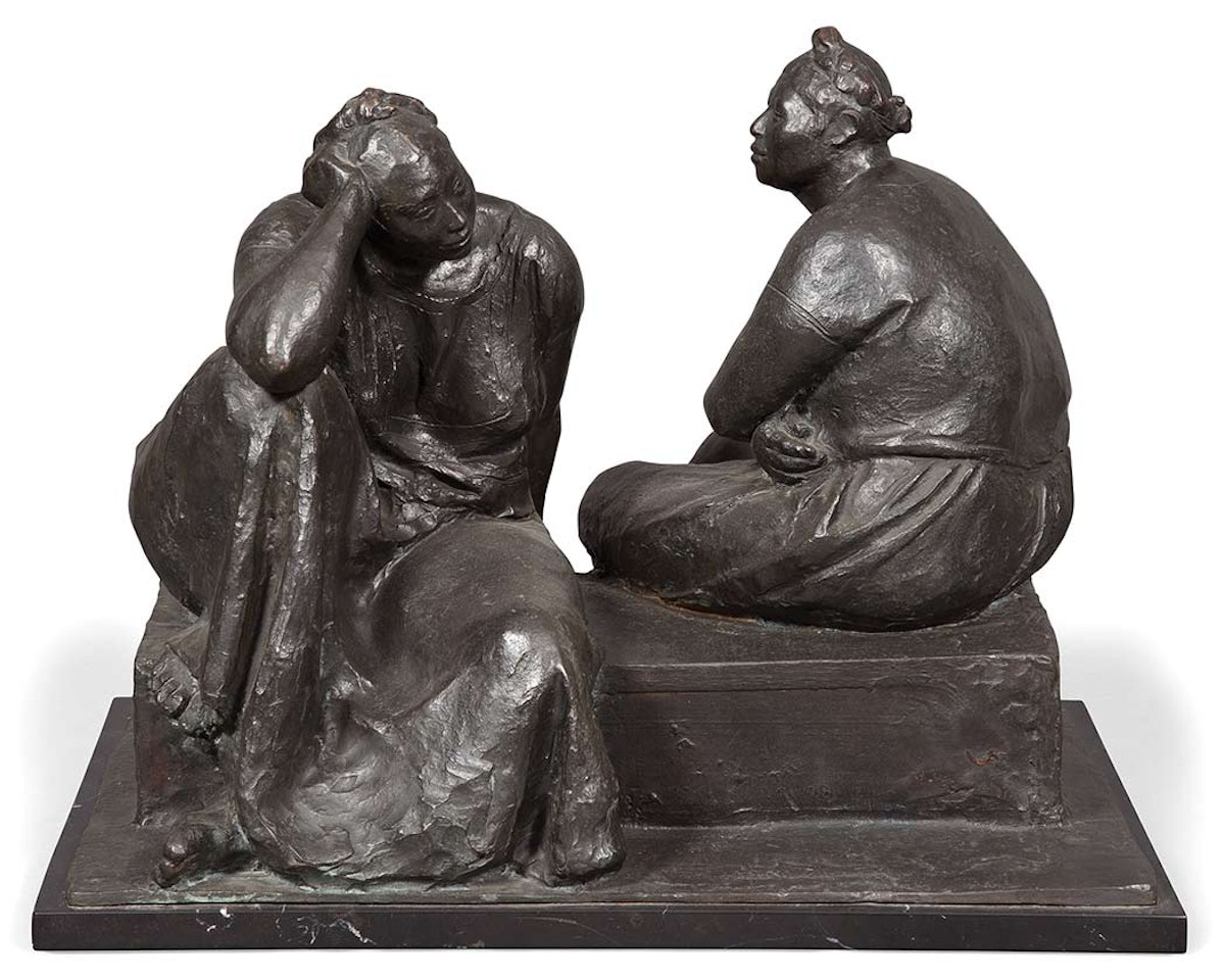 Juchitecas Sentadas by Francisco Zuñiga