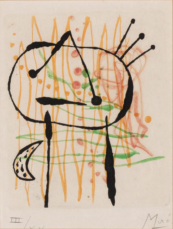LA BAGUE D"AURORE (DUPIN 134) by Joan Miró