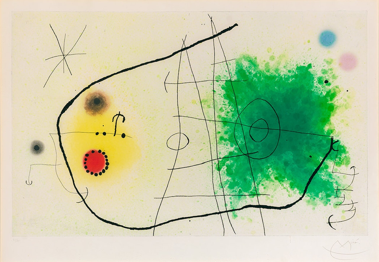 PARTIE DE CAMPAGNE I (D. 430) by Joan Miró