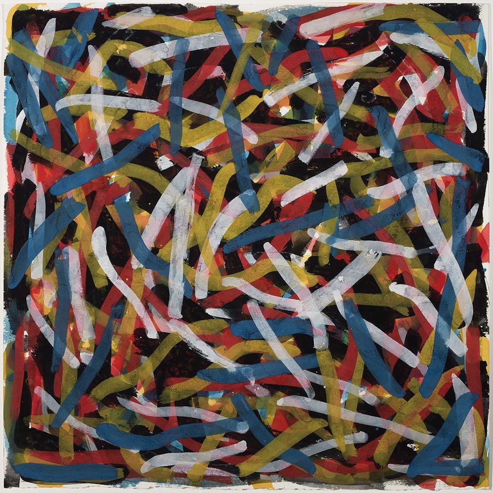 Brushstrokes by Sol LeWitt