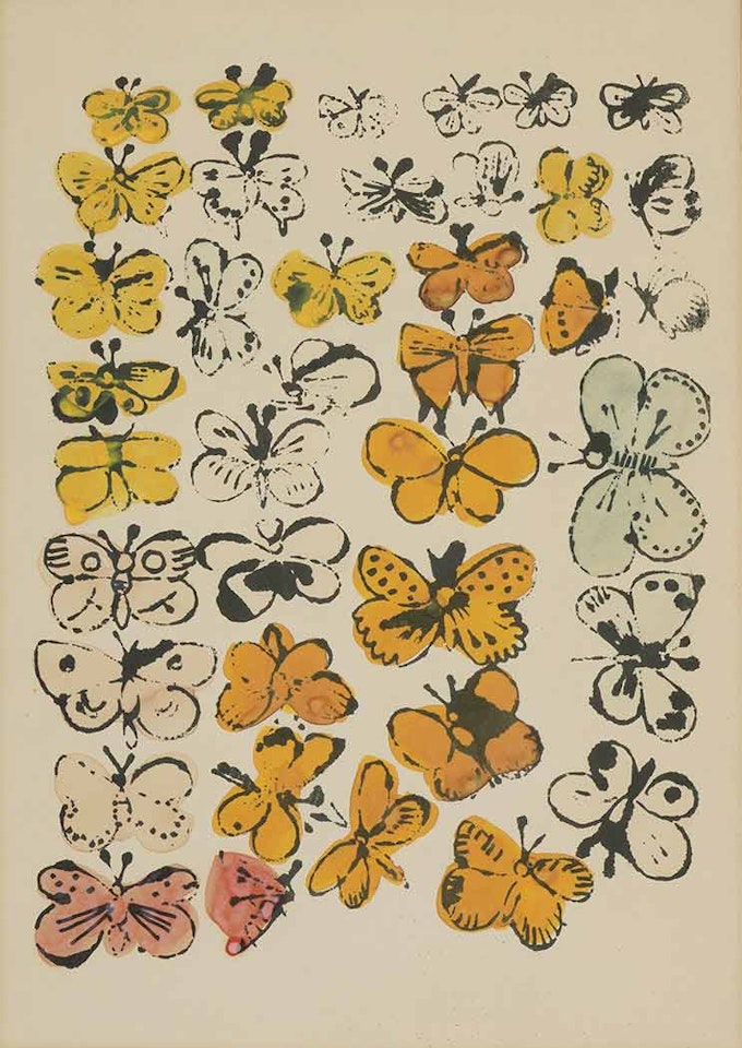 HAPPY BUTTERFLY DAY by Andy Warhol