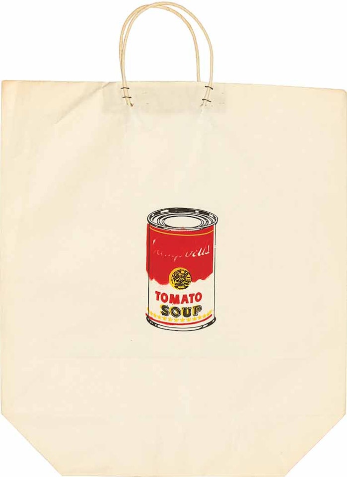 CAMPBELL"S SOUP CAN ON A SHOPPING BAG (F./S. 4) by Andy Warhol