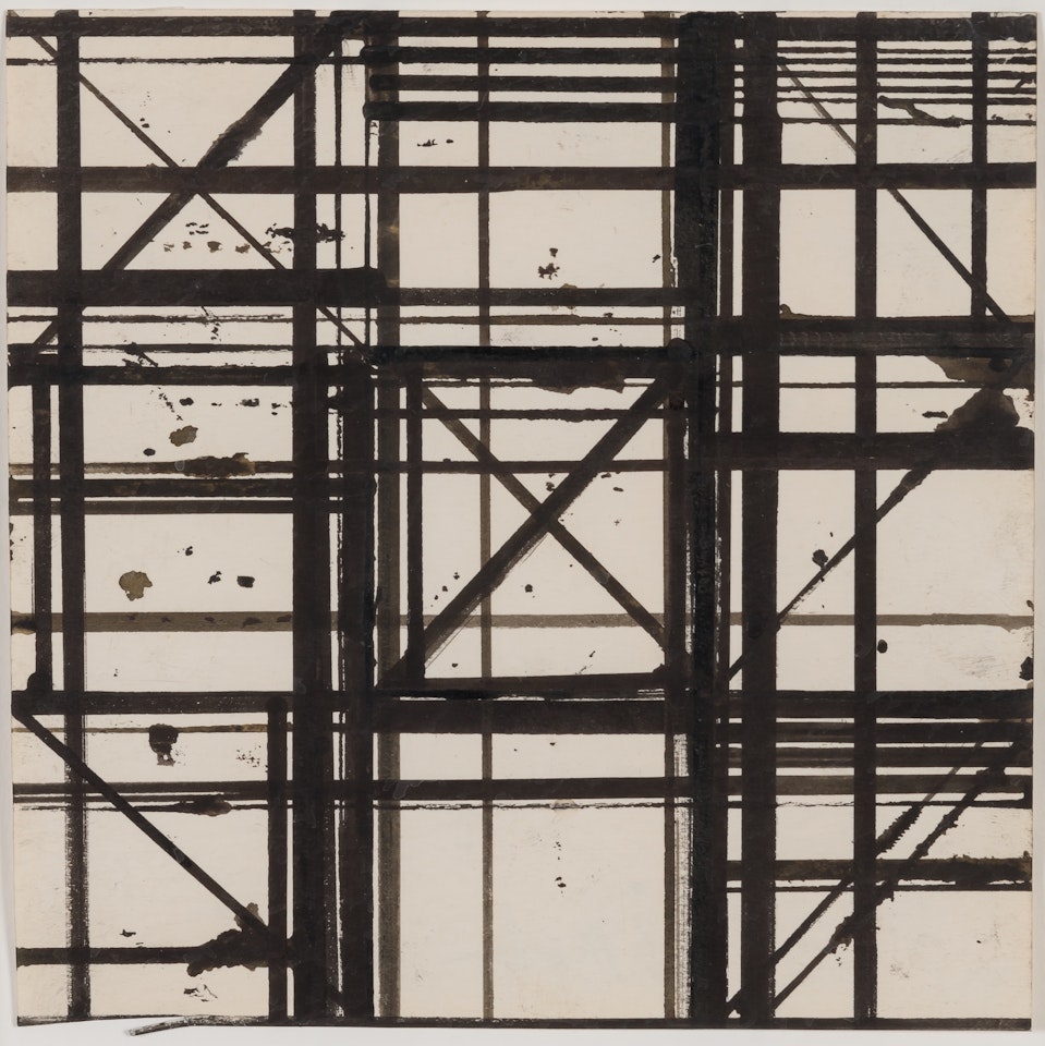 Card Drawings, (Counting) #9 by Brice Marden