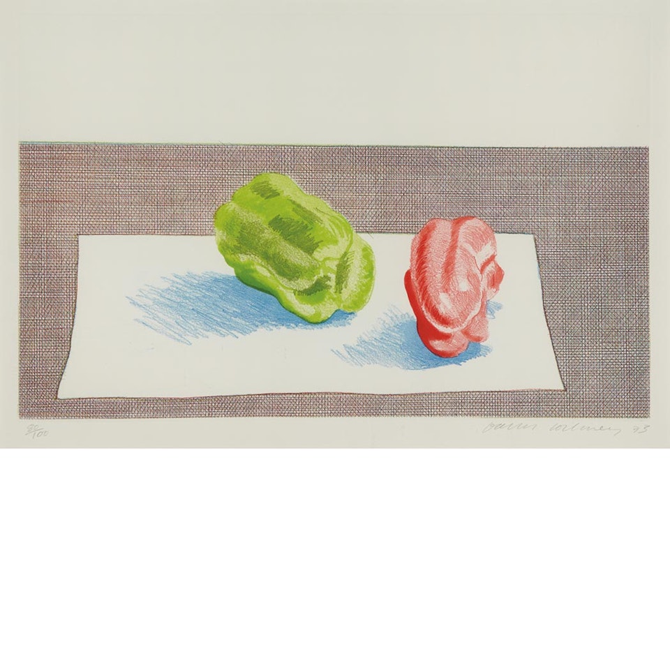 TWO PEPPERS (SCOTTISH ARTS COUNCIL 156) by David Hockney