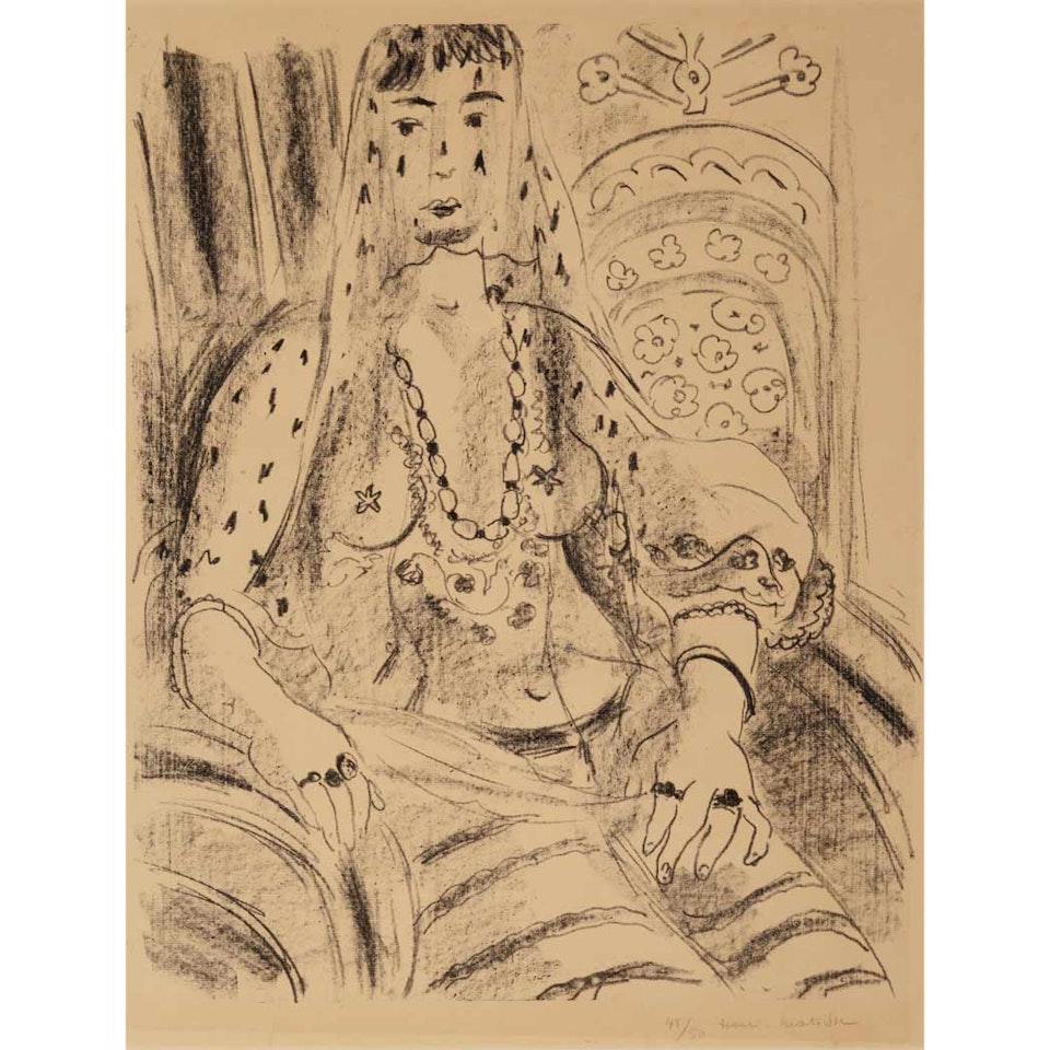 ODALISQUE VOILEE (DUTHUIT 464) by Henri Matisse