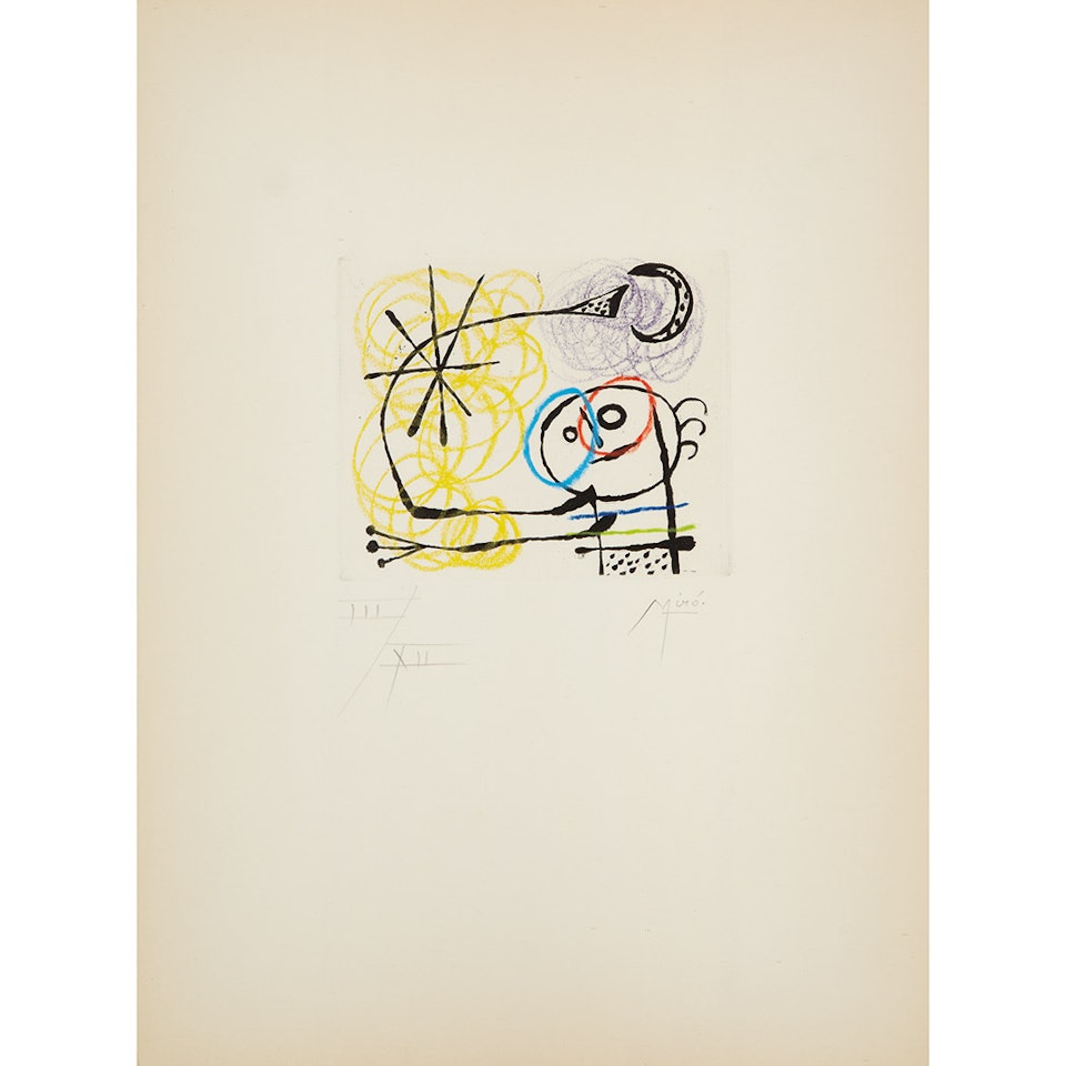 THE RING OF AURORA (DUPIN 126) by Joan Miró