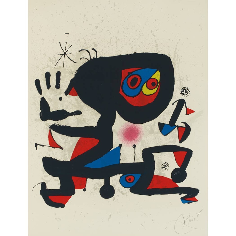 POSTER FOR UNESCO (M. 930) by Joan Miró