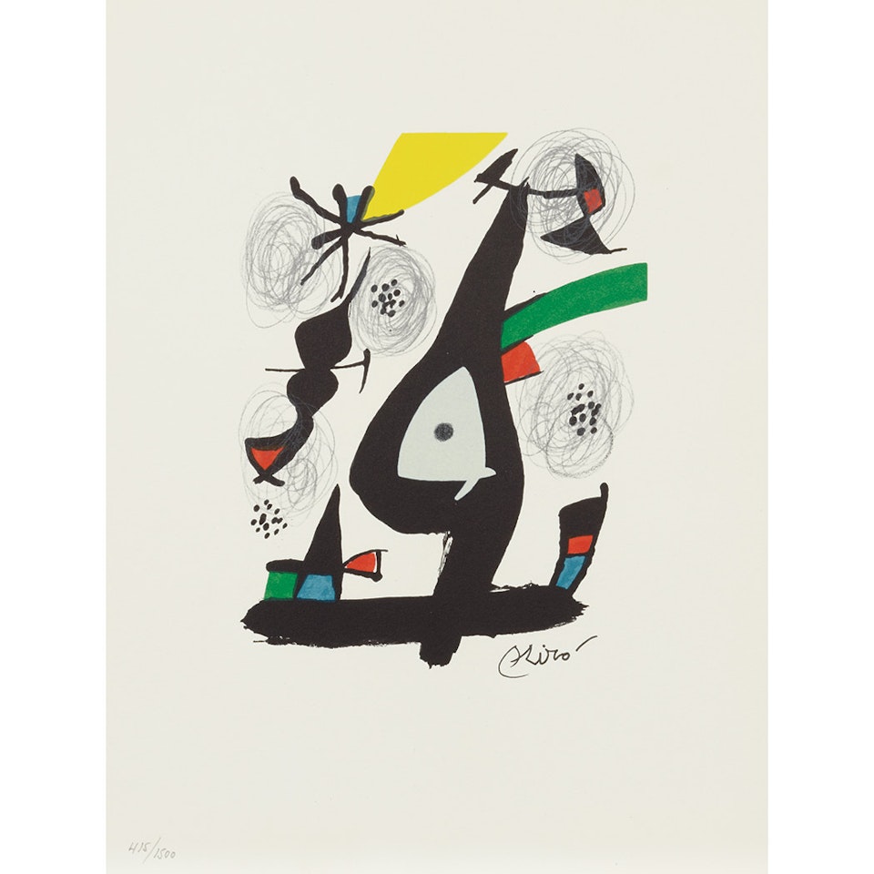 LA MELODIE ACIDE (M. 1212-1225) by Joan Miró