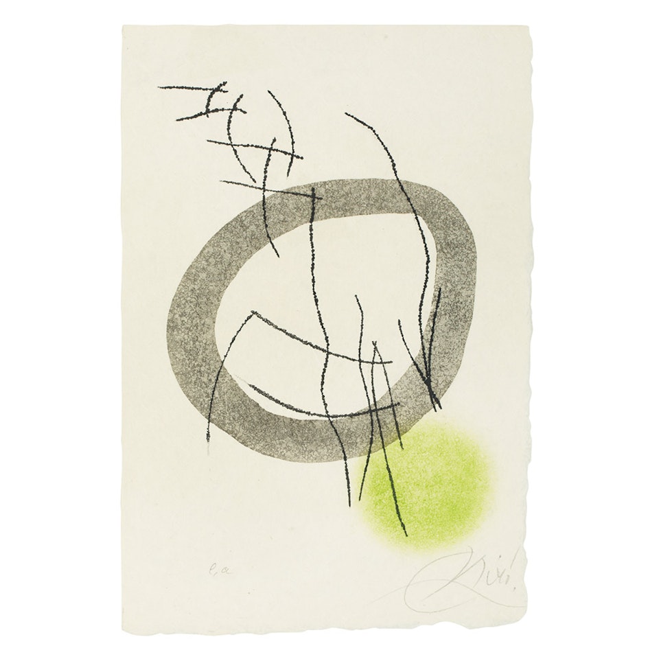 MIRANDA ET LA SPIRALE (D. 1124) by Joan Miró