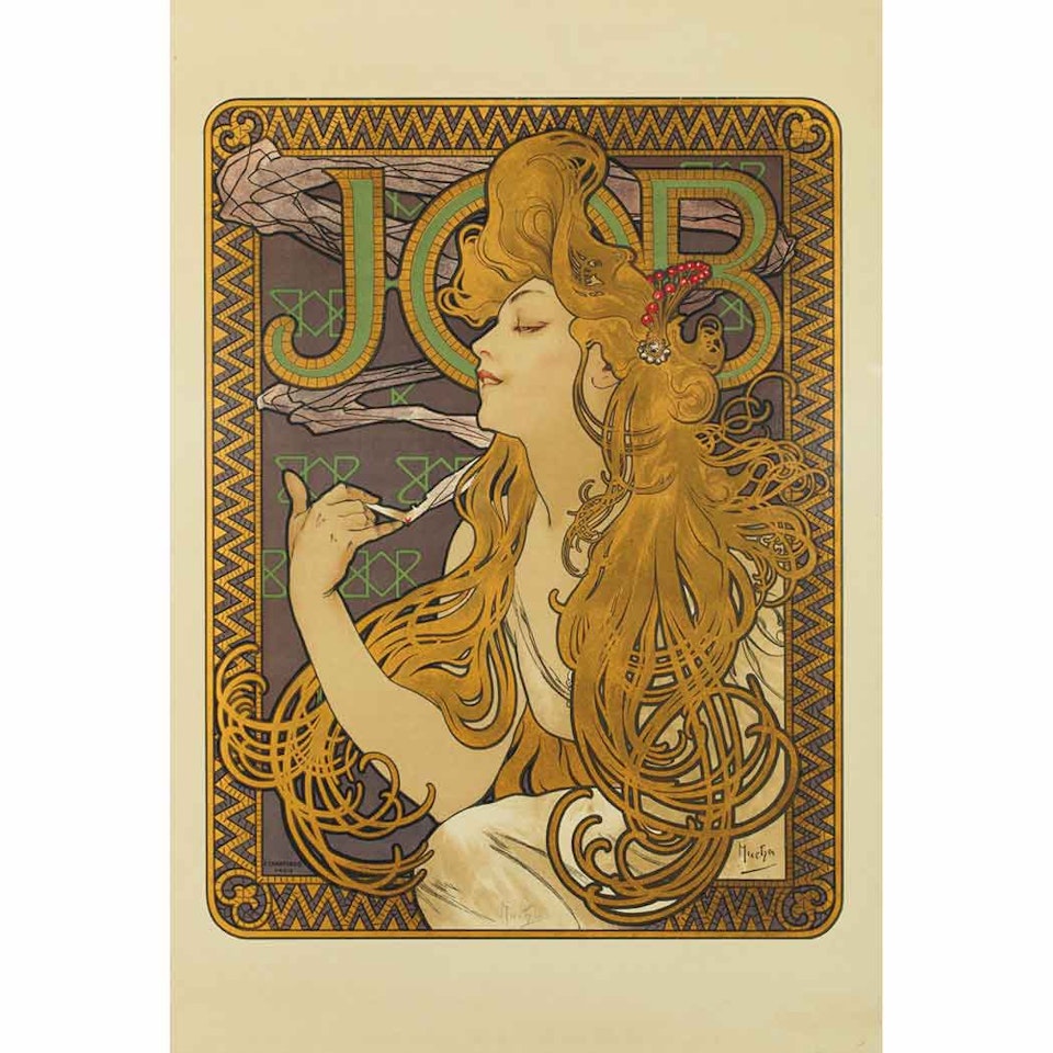 JOB (RENNERT/WEILL 15) by Alphonse Mucha