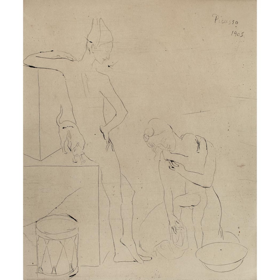 LE BAIN (BLOCH 12) by Pablo Picasso