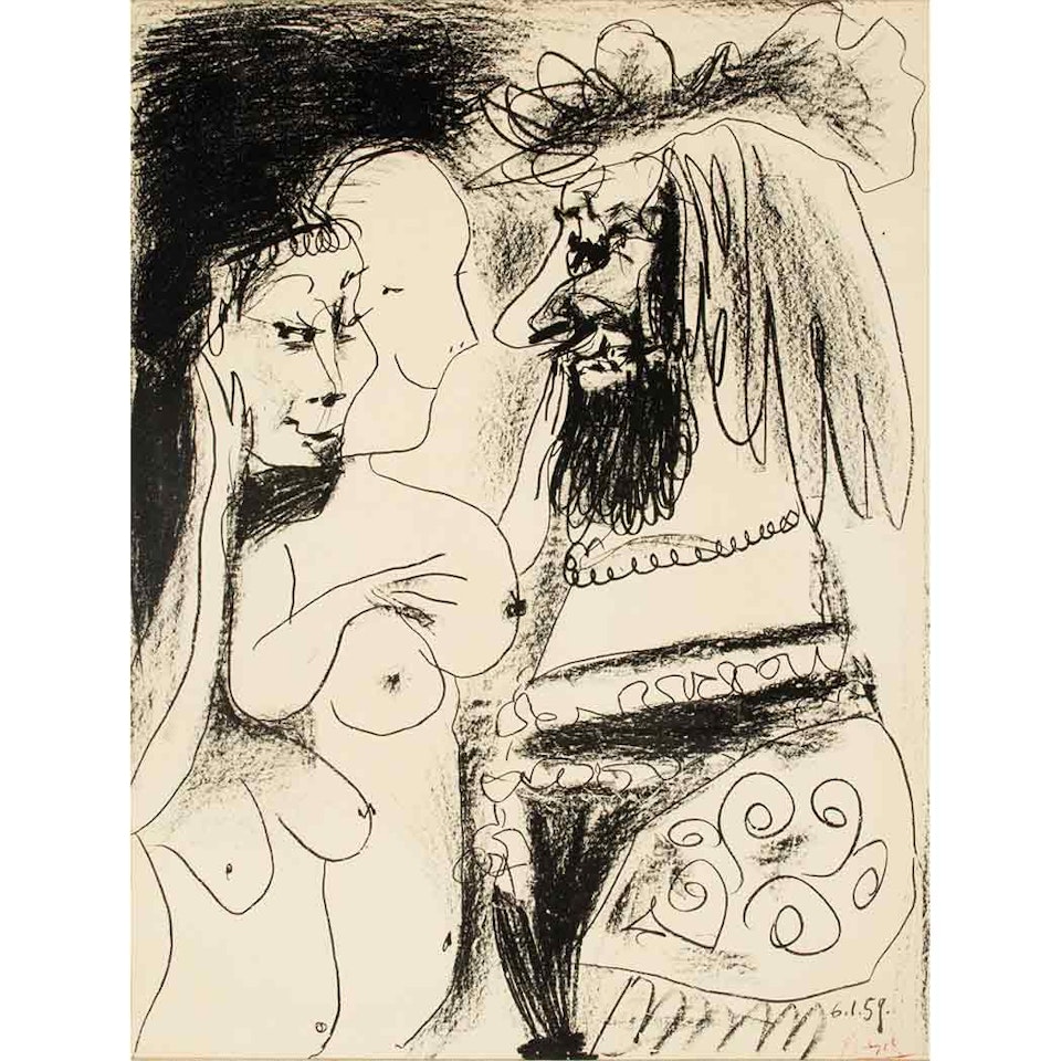 LE VIEUX ROI (B. 869) by Pablo Picasso