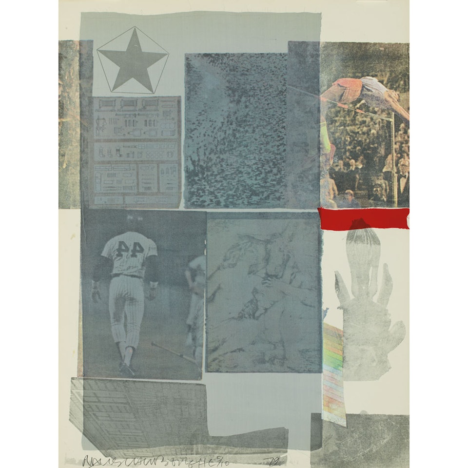 BACK OUT by Robert Rauschenberg